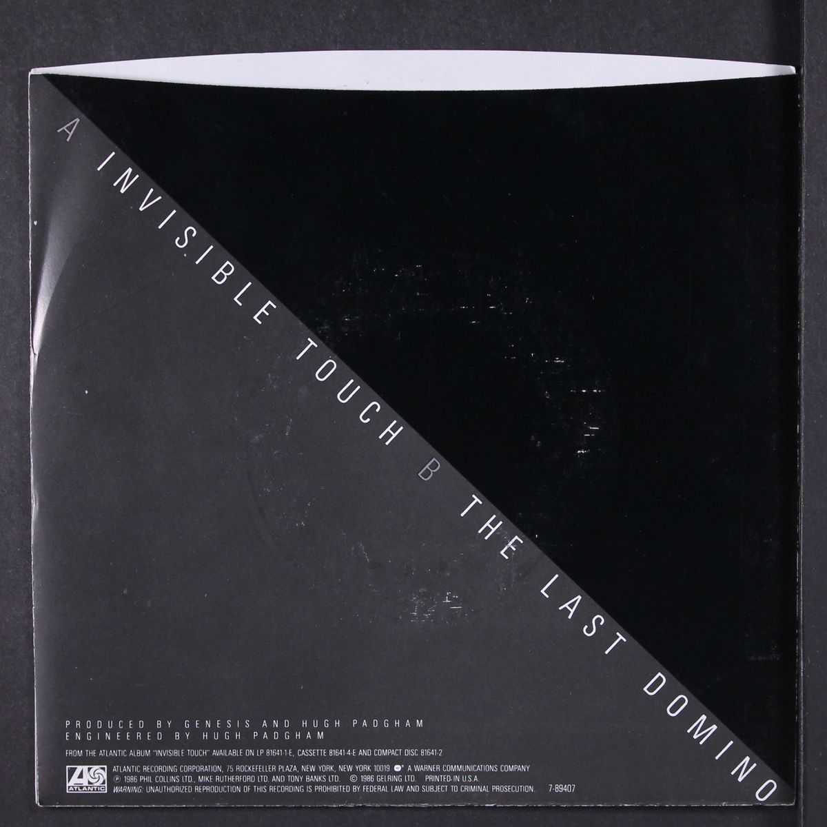 invisible touch / the last diamond by GENESIS