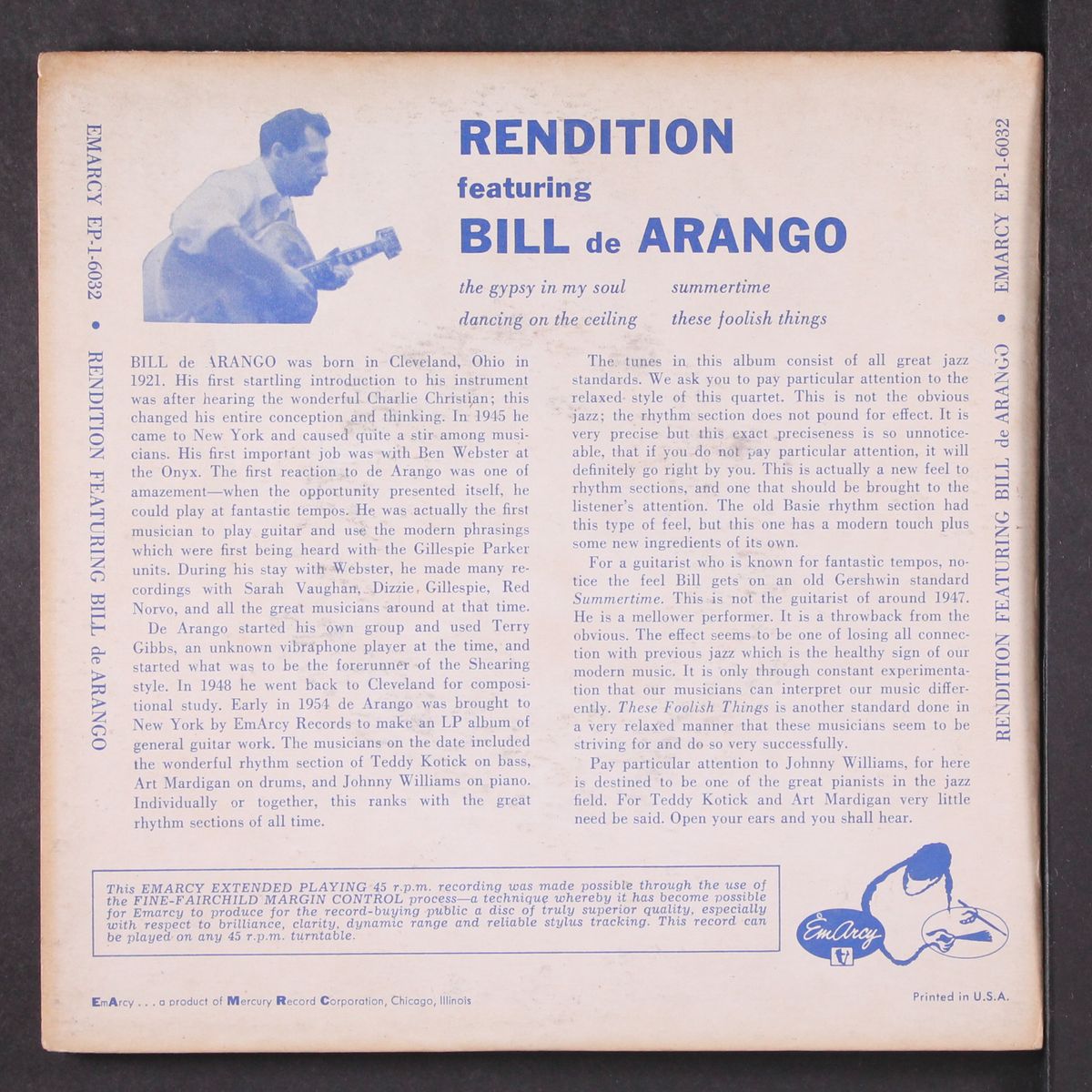 renditions by BILL DE ARANGO