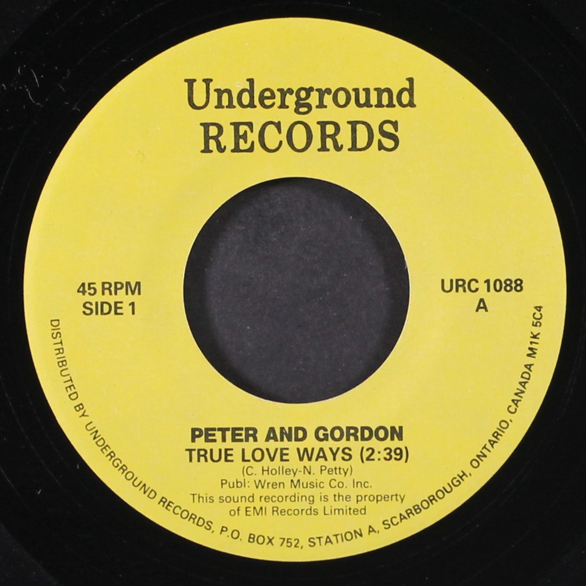 true love ways / knight in rusty armour by PETER & GORDON