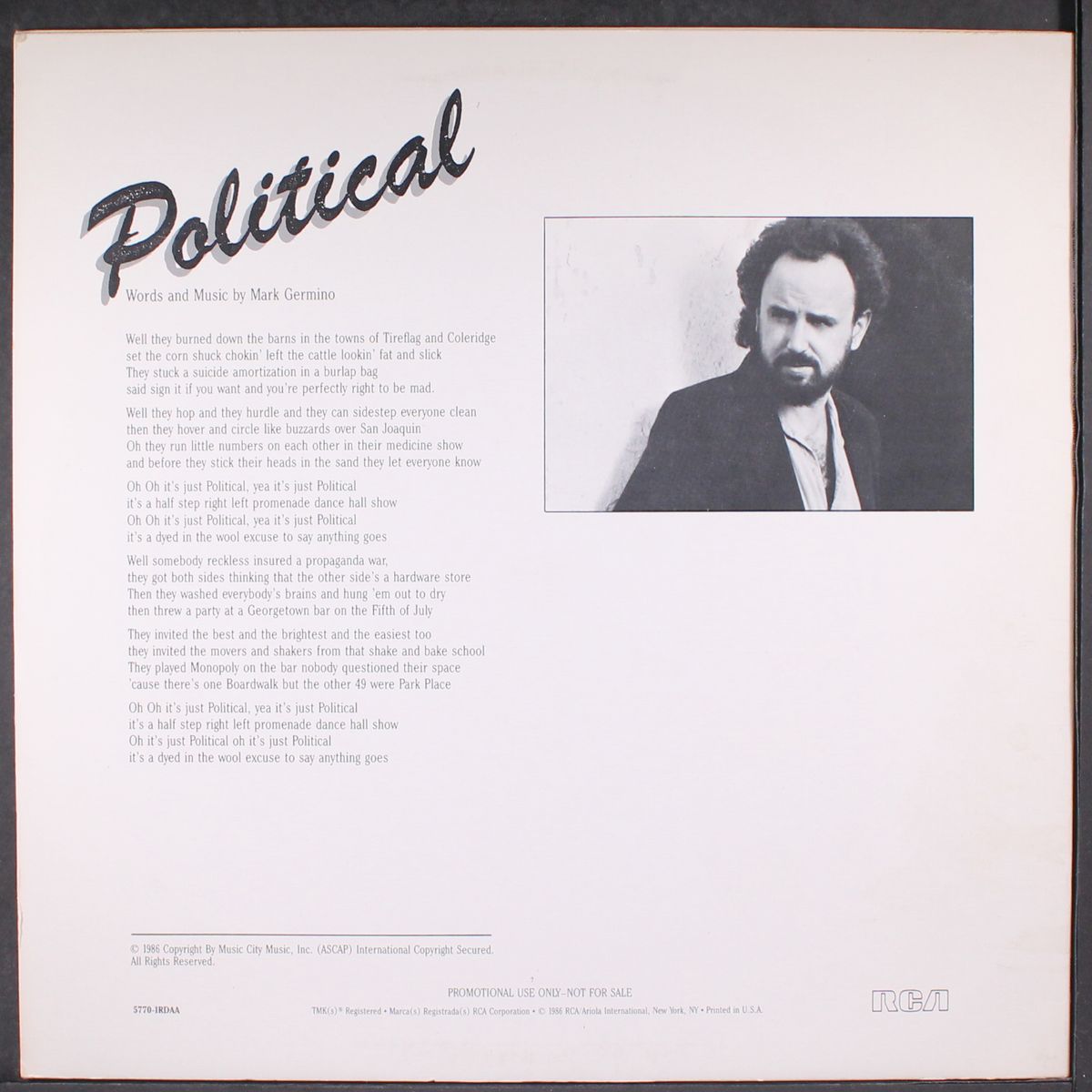 political by MARK GERMINO