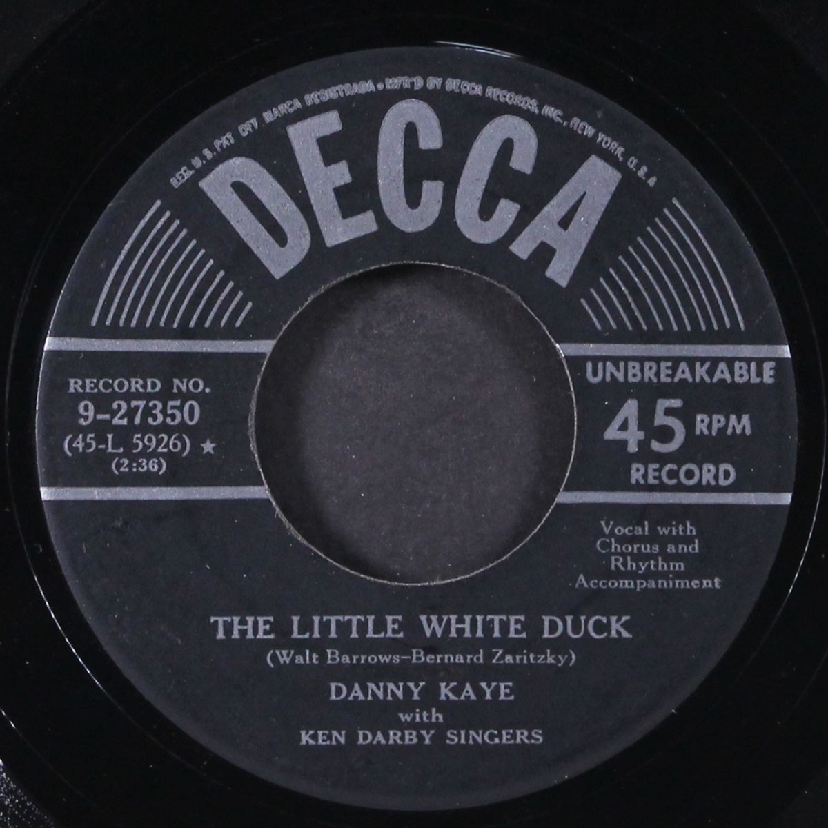the thing / the little white duck by DANNY KAYE