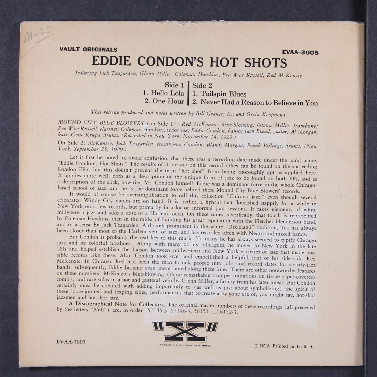 condon's hot shots by EDDIE CONDON