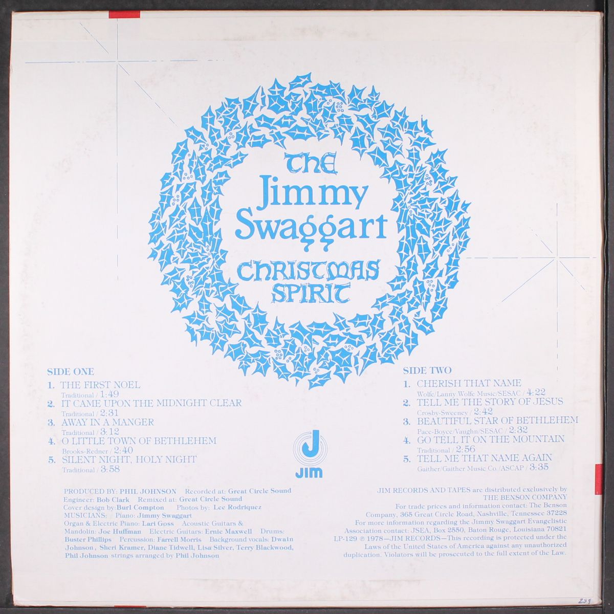christmas spirit by JIMMY SWAGGART