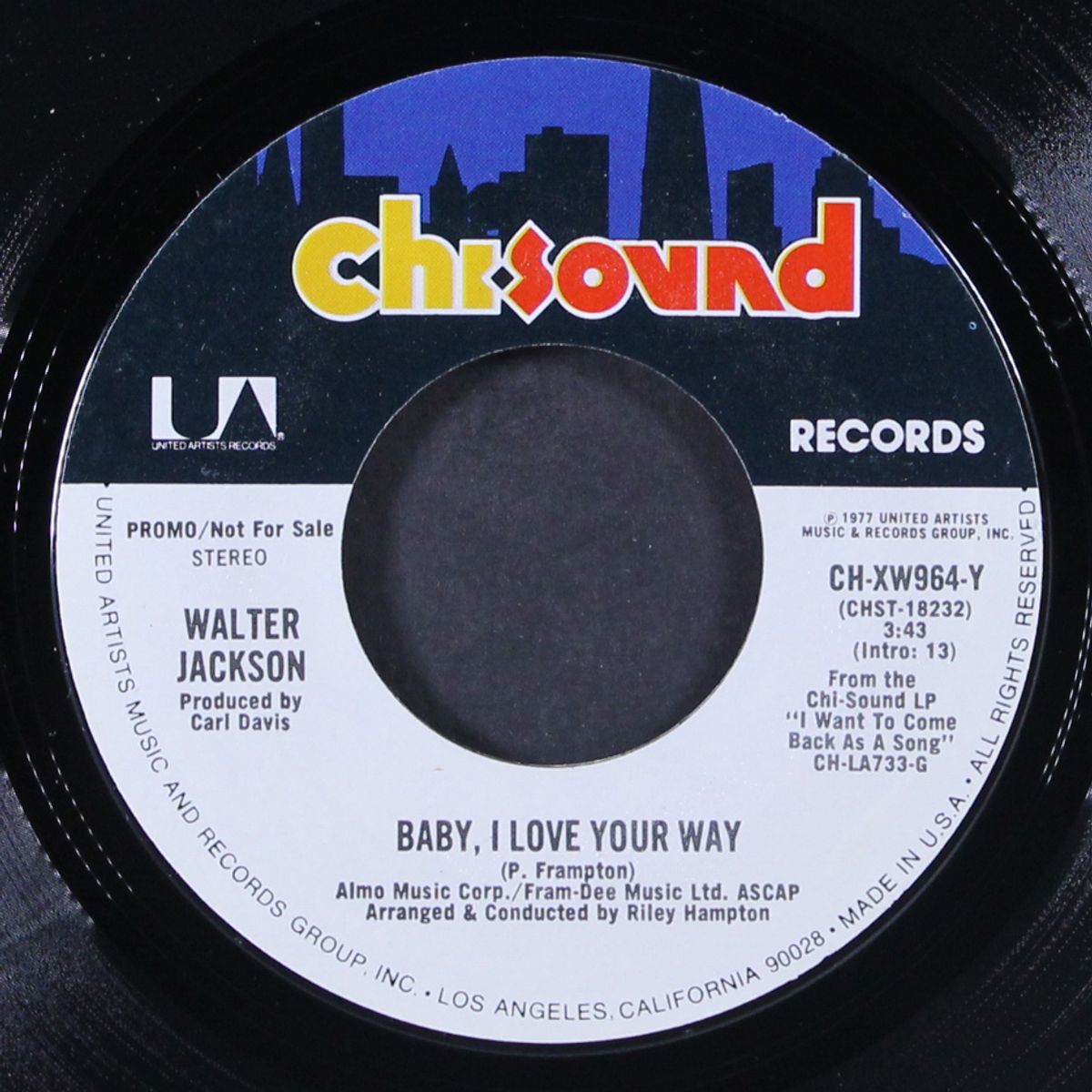baby, i love your way / what would you do by WALTER JACKSON