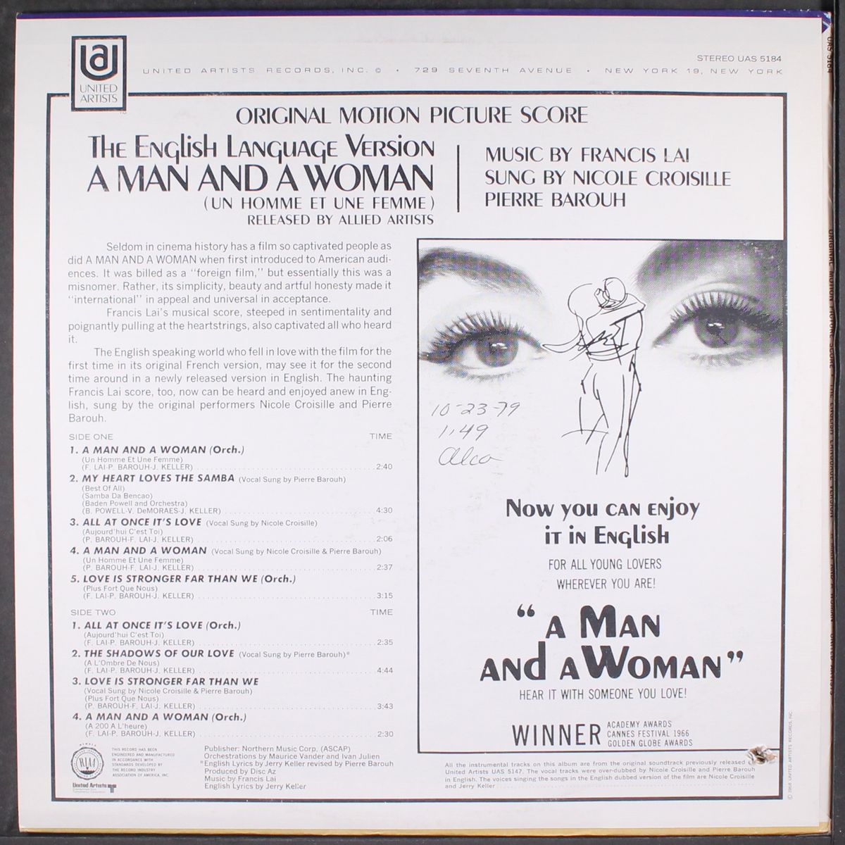 a man and a woman by SOUNDTRACK