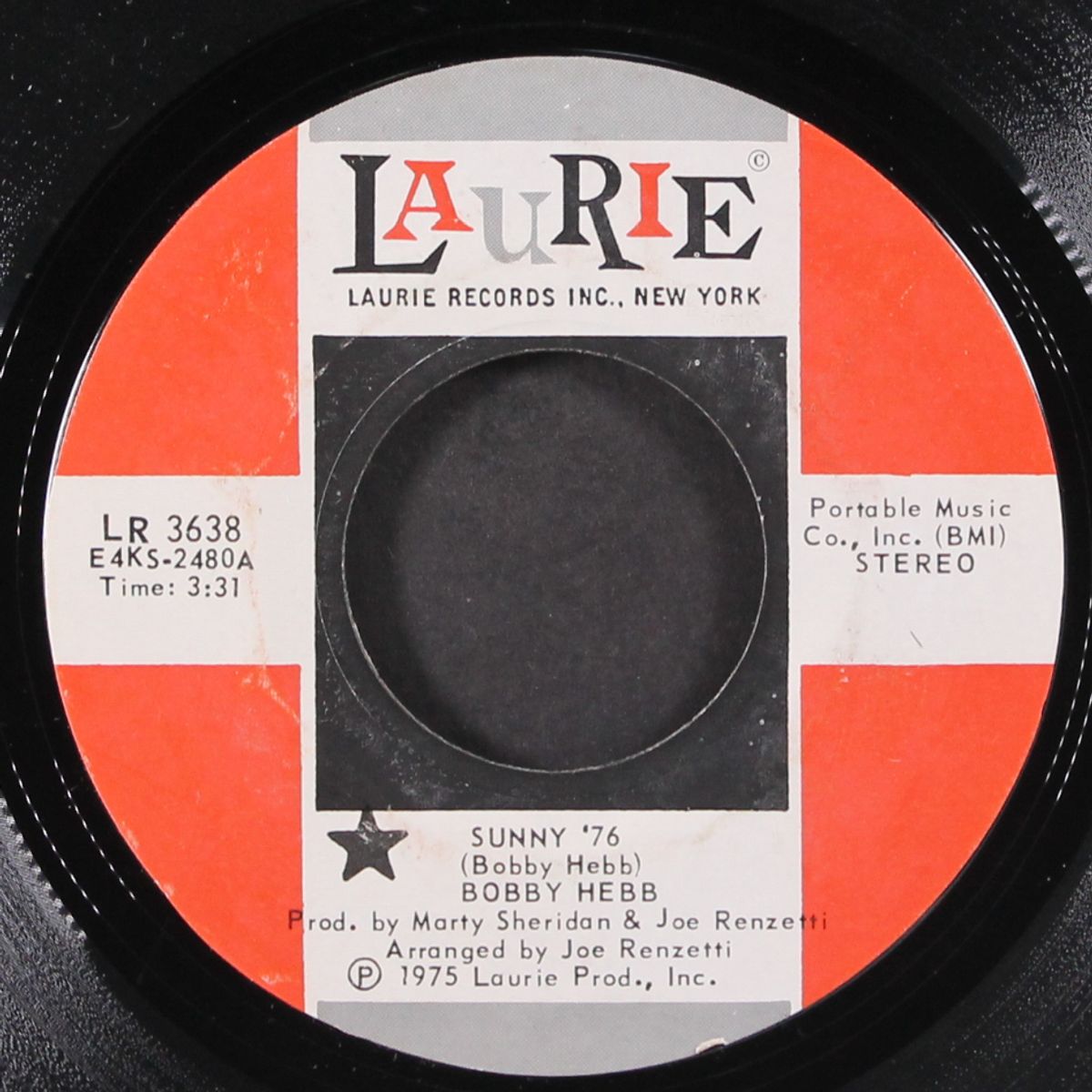 sunny '76 / sunny (disco) by BOBBY HEBB