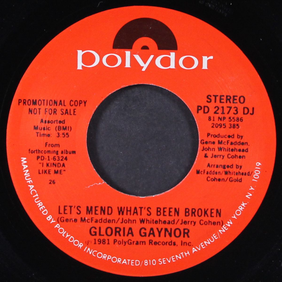 let's mend what's been broken by GLORIA GAYNOR