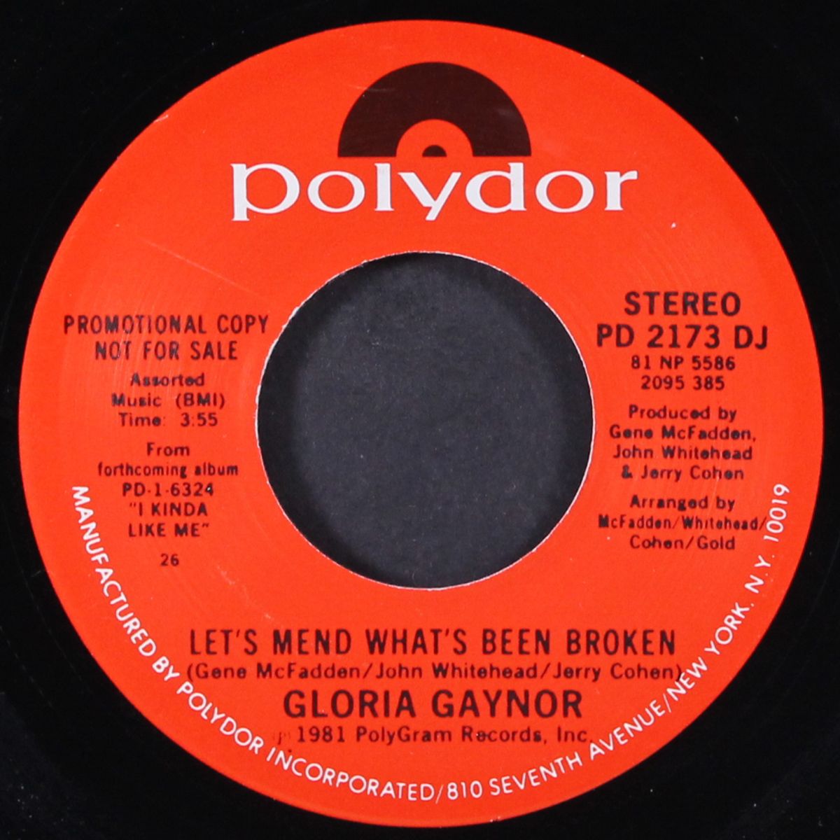let's mend what's been broken by GLORIA GAYNOR
