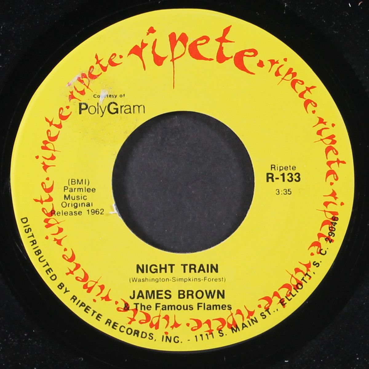 papa's got a brand new bag / night train by JAMES BROWN