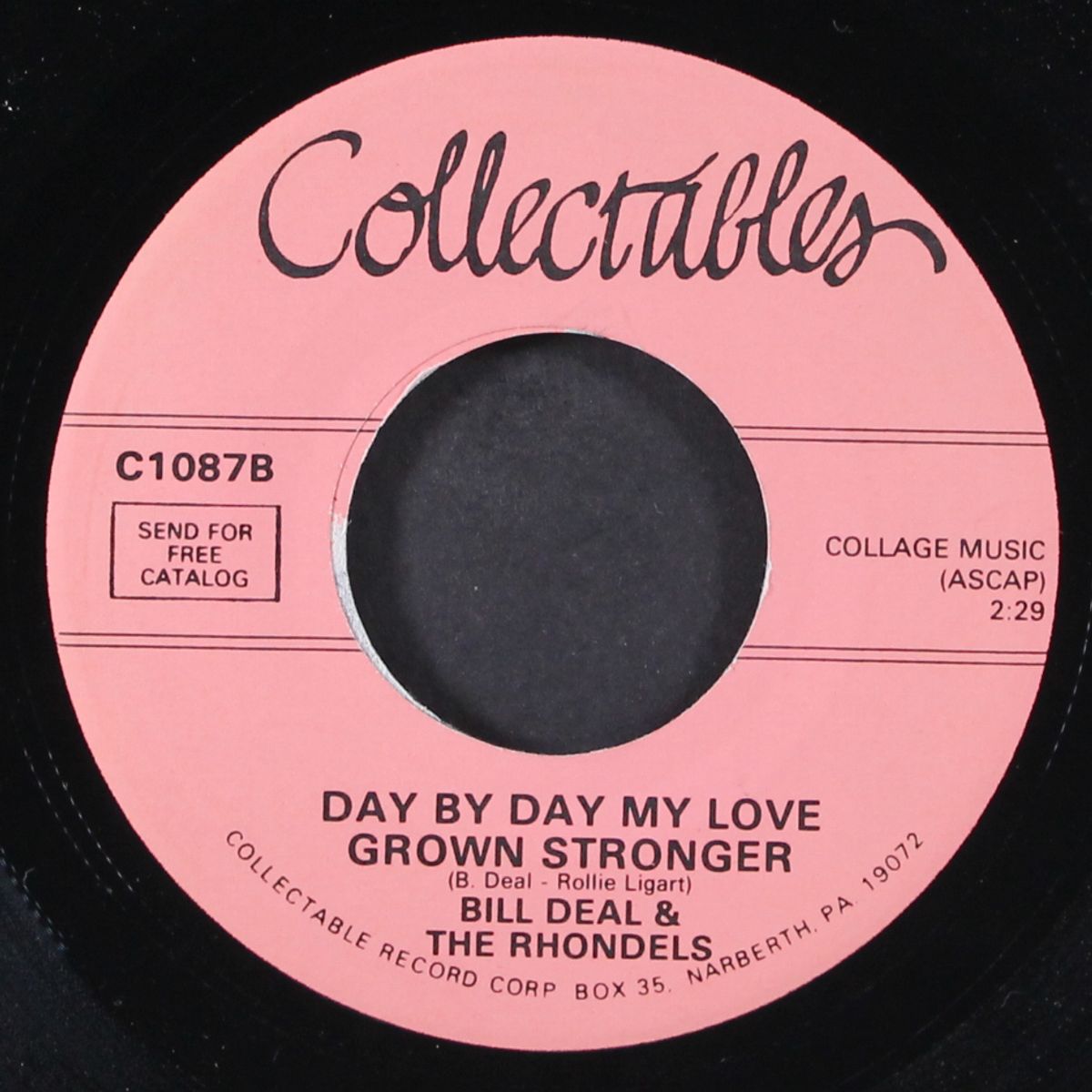 my i / day by day my love grown stronger by BILL DEAL & RHONDELS