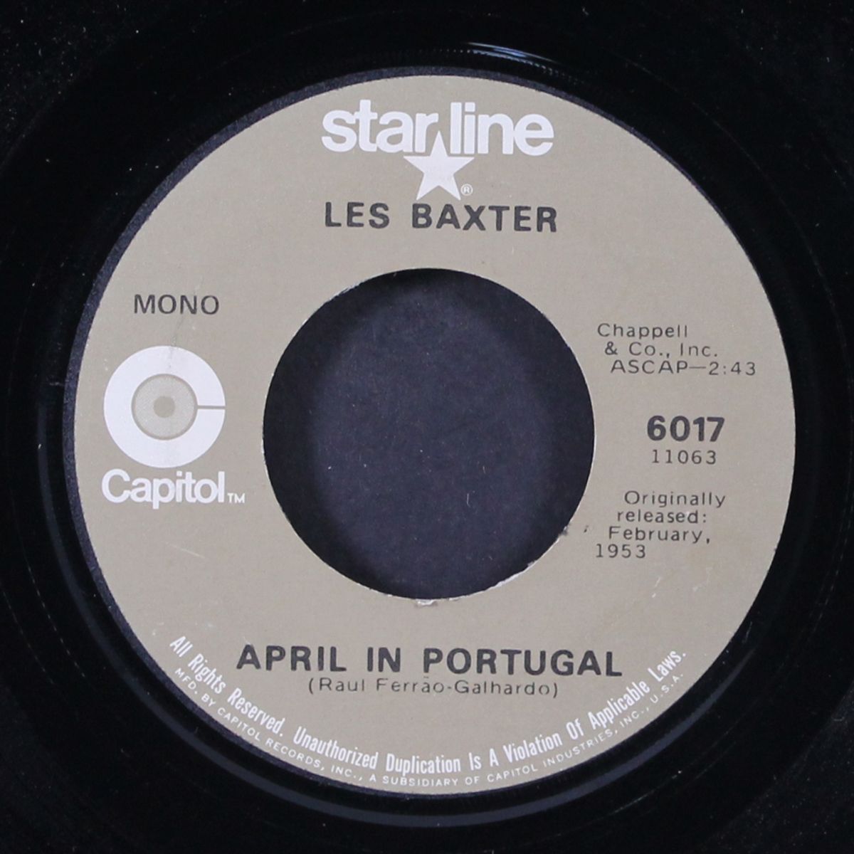 april in portugal / the poor people of paris by LES BAXTER