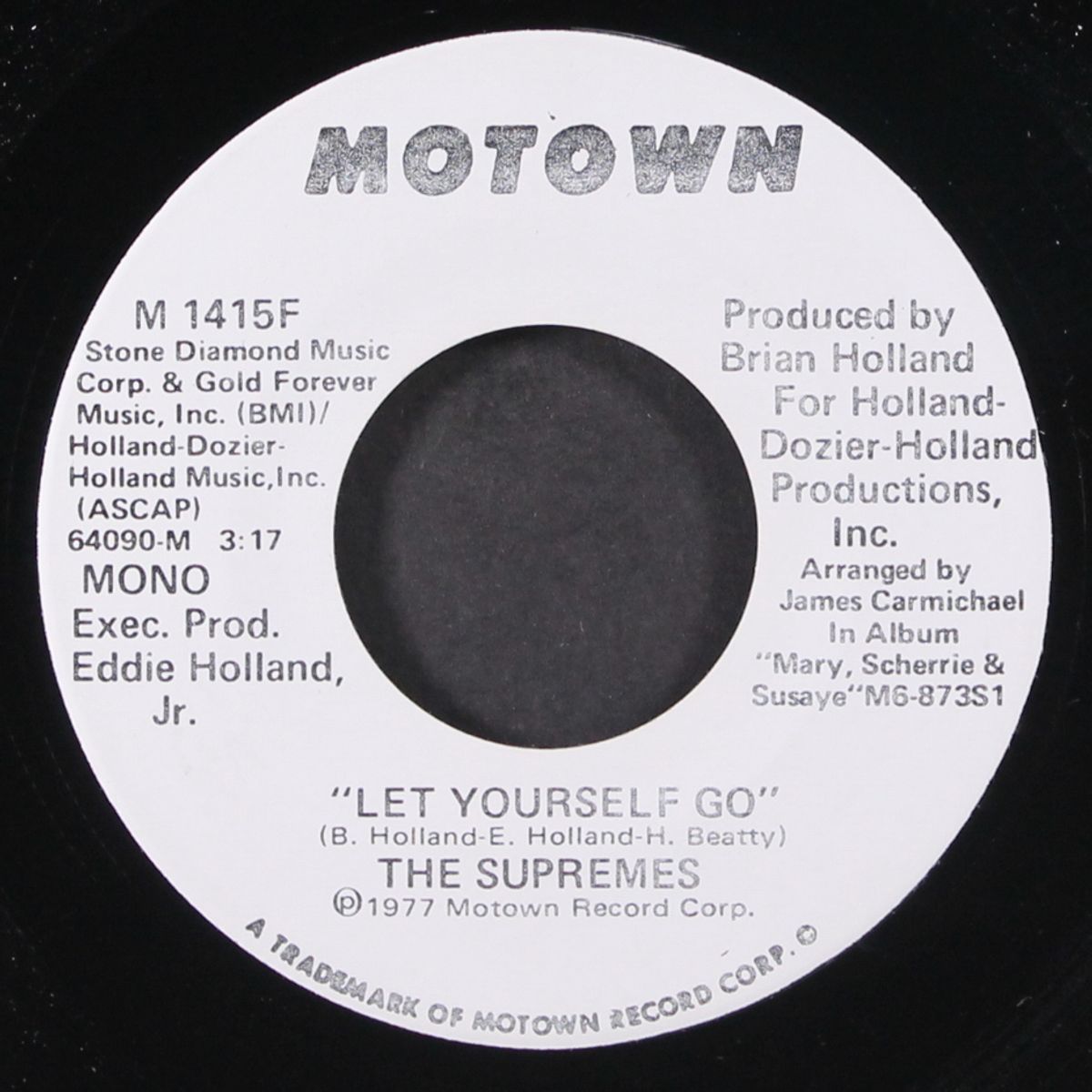 let yourself go / mono by SUPREMES