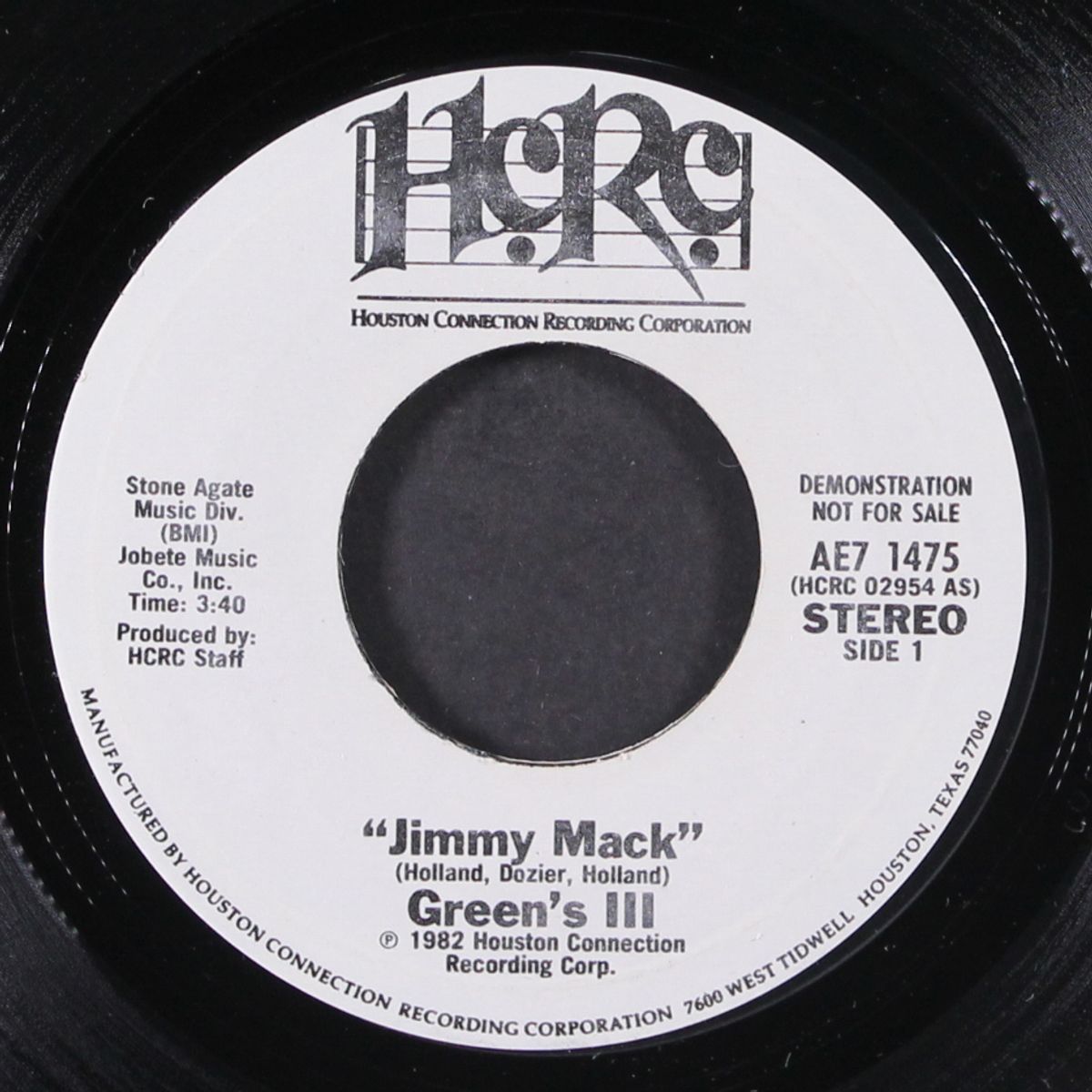jimmy mack / love has come to me by GREEN'S III