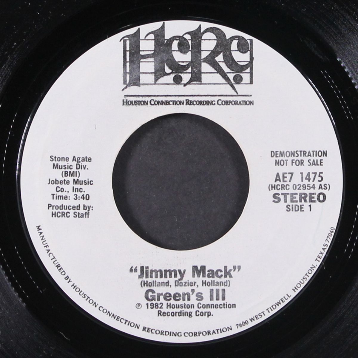 jimmy mack / love has come to me by GREEN'S III