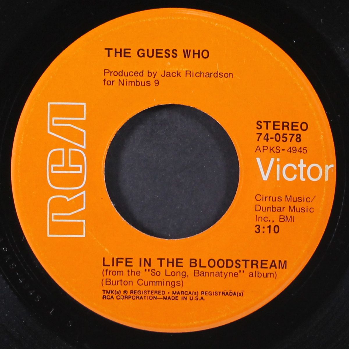 sour suite / life in the bloodstream by GUESS WHO