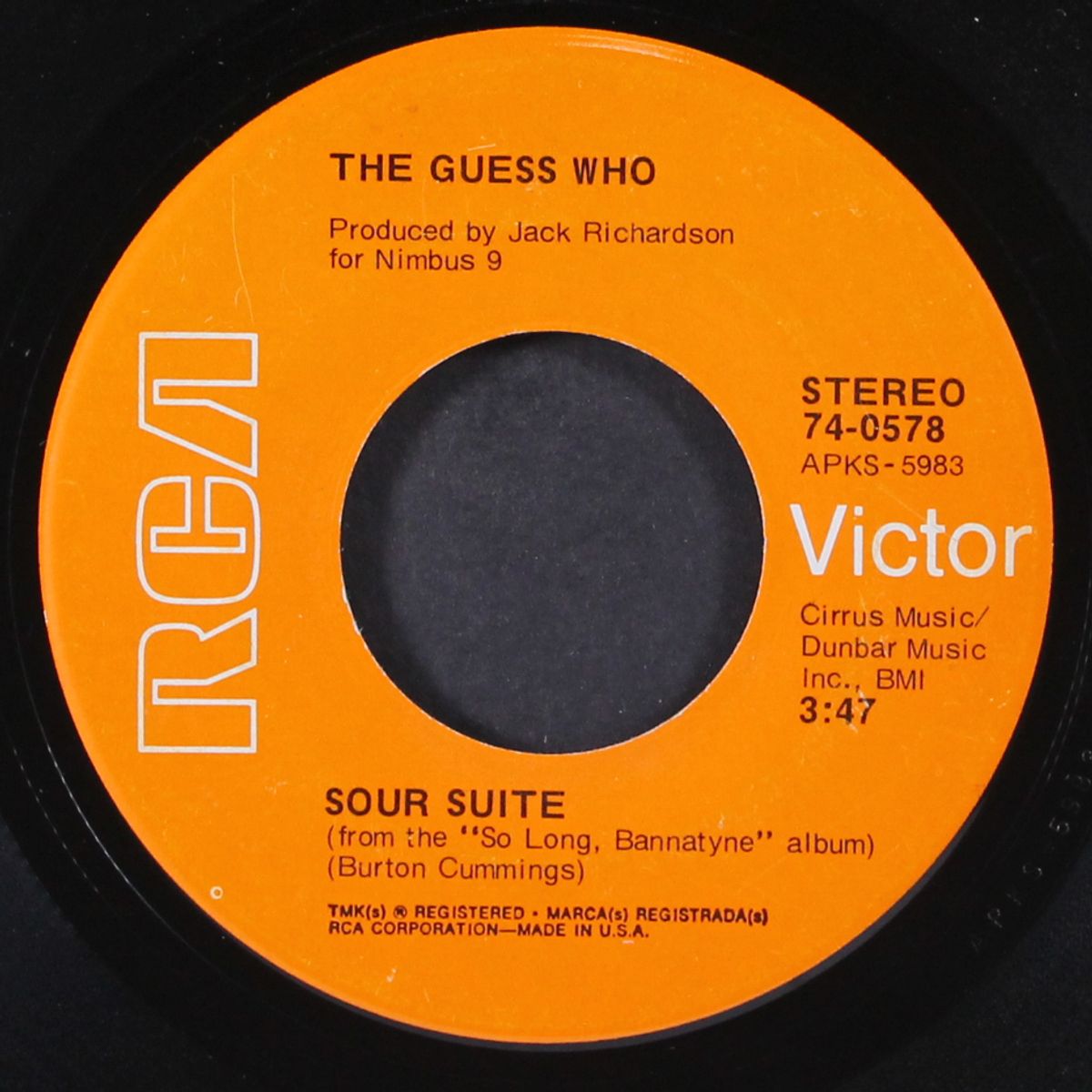 sour suite / life in the bloodstream by GUESS WHO