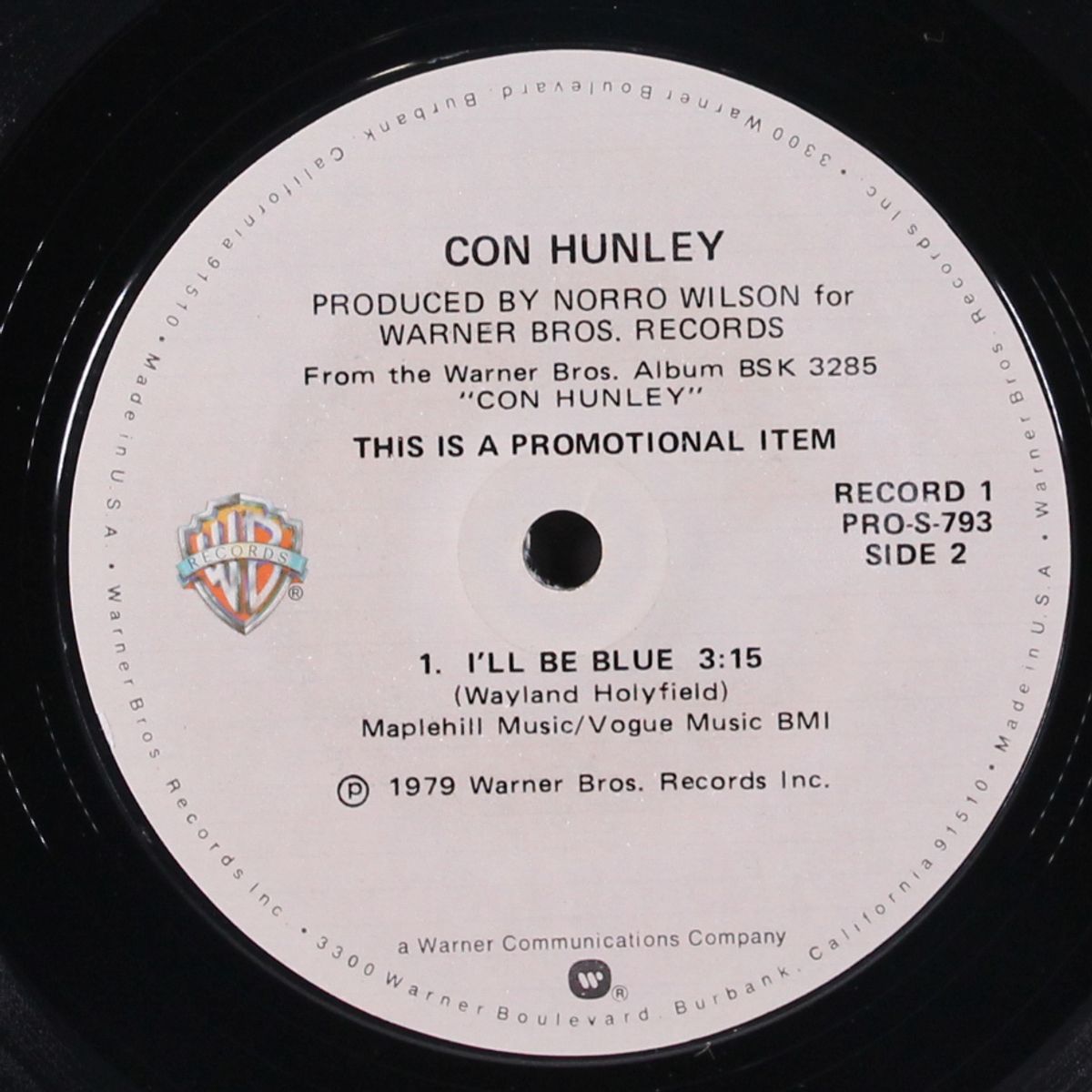 i'll be blue +2 by CON HUNLEY