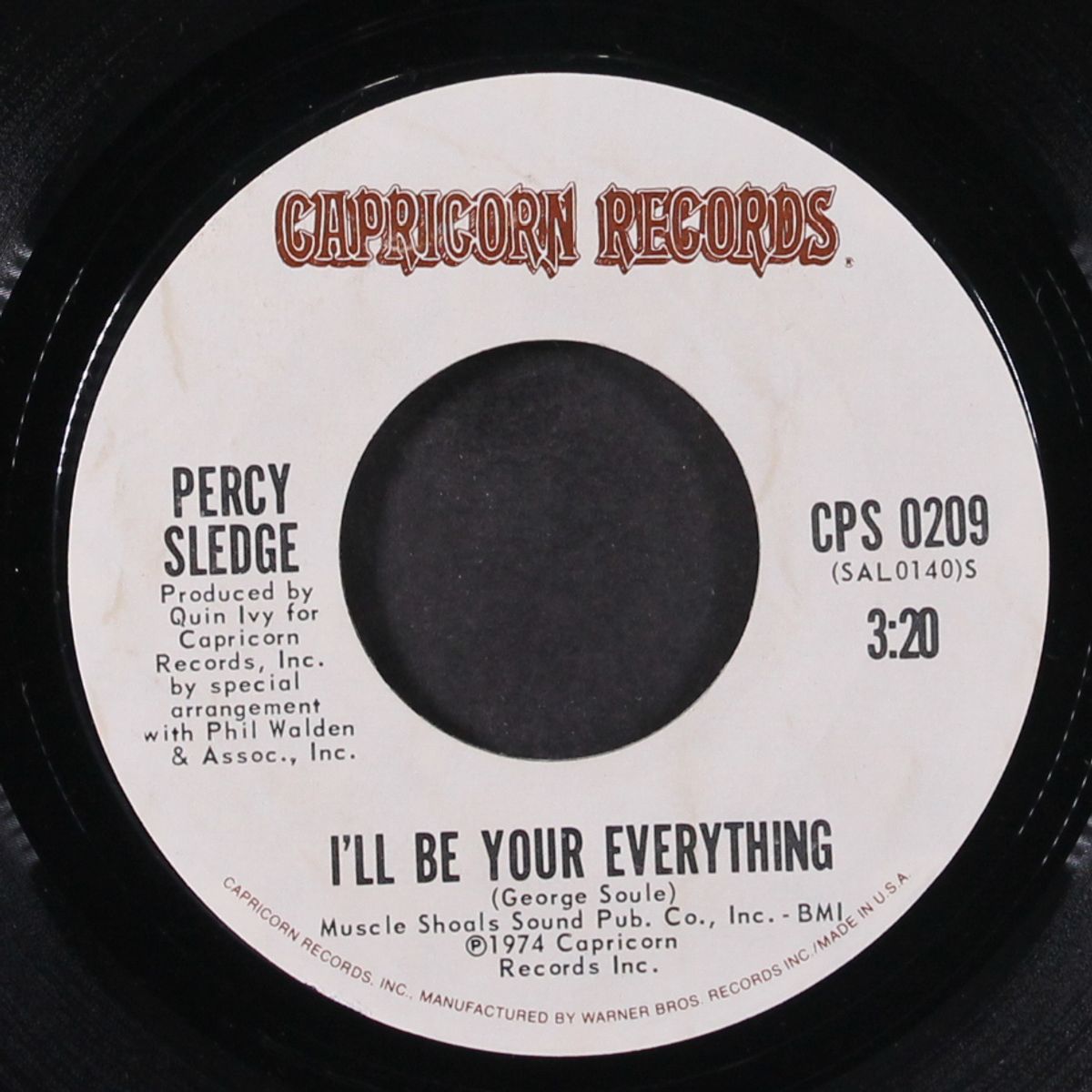 i'll be your everything / blue water by PERCY SLEDGE