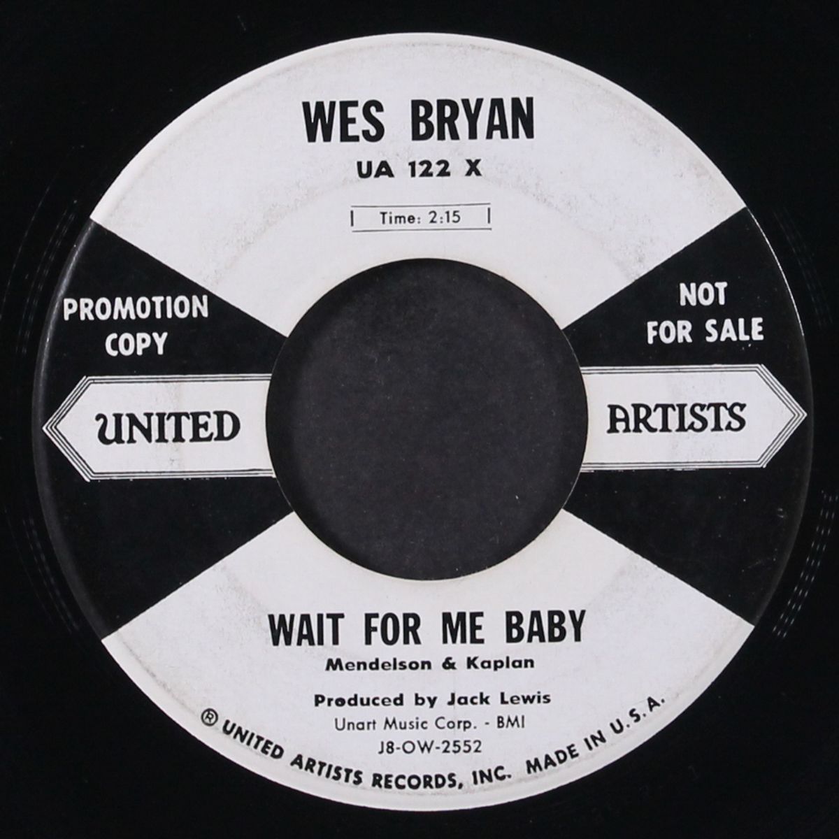 freeze!! / wait for me baby by WES BRYAN
