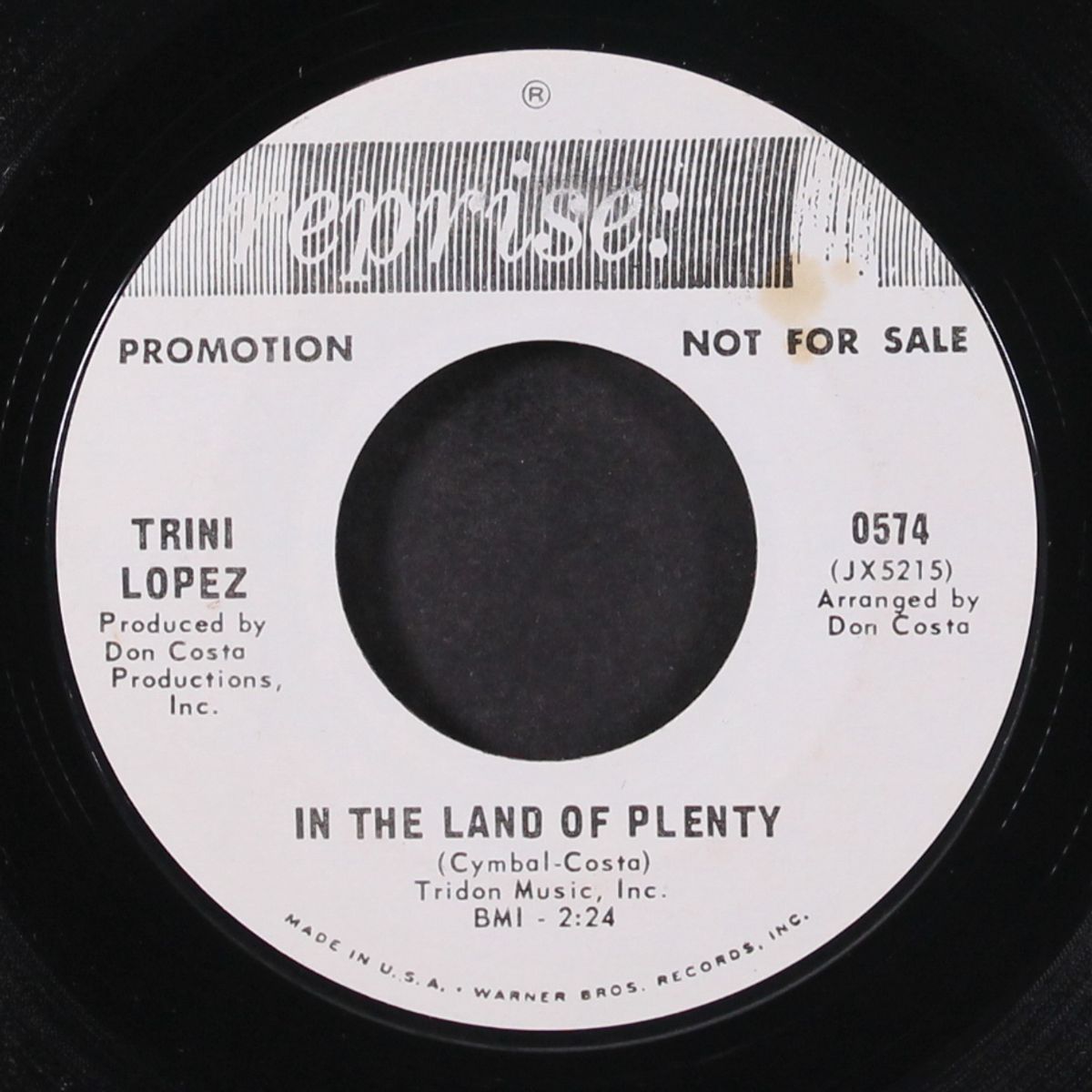 up to now by TRINI LOPEZ