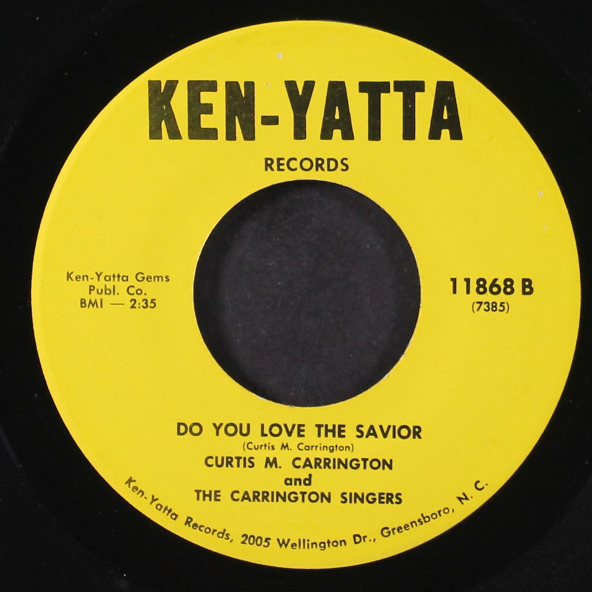 the lord is so good to me / do you love the savior by CURTIS M. CARRINGTON & CARRINGTON SINGERS