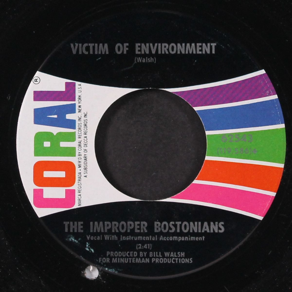 gee, i'm gonna miss you / victim of environment by IMPROPER BOSTONIANS