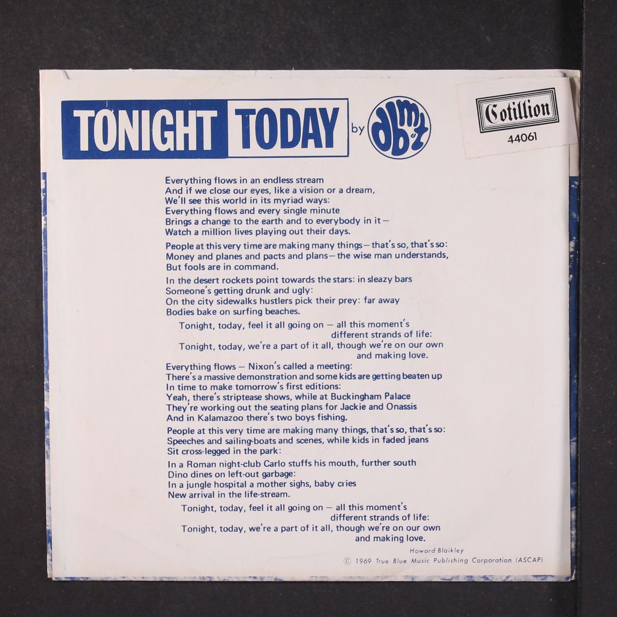 tonight / today by DBM&T