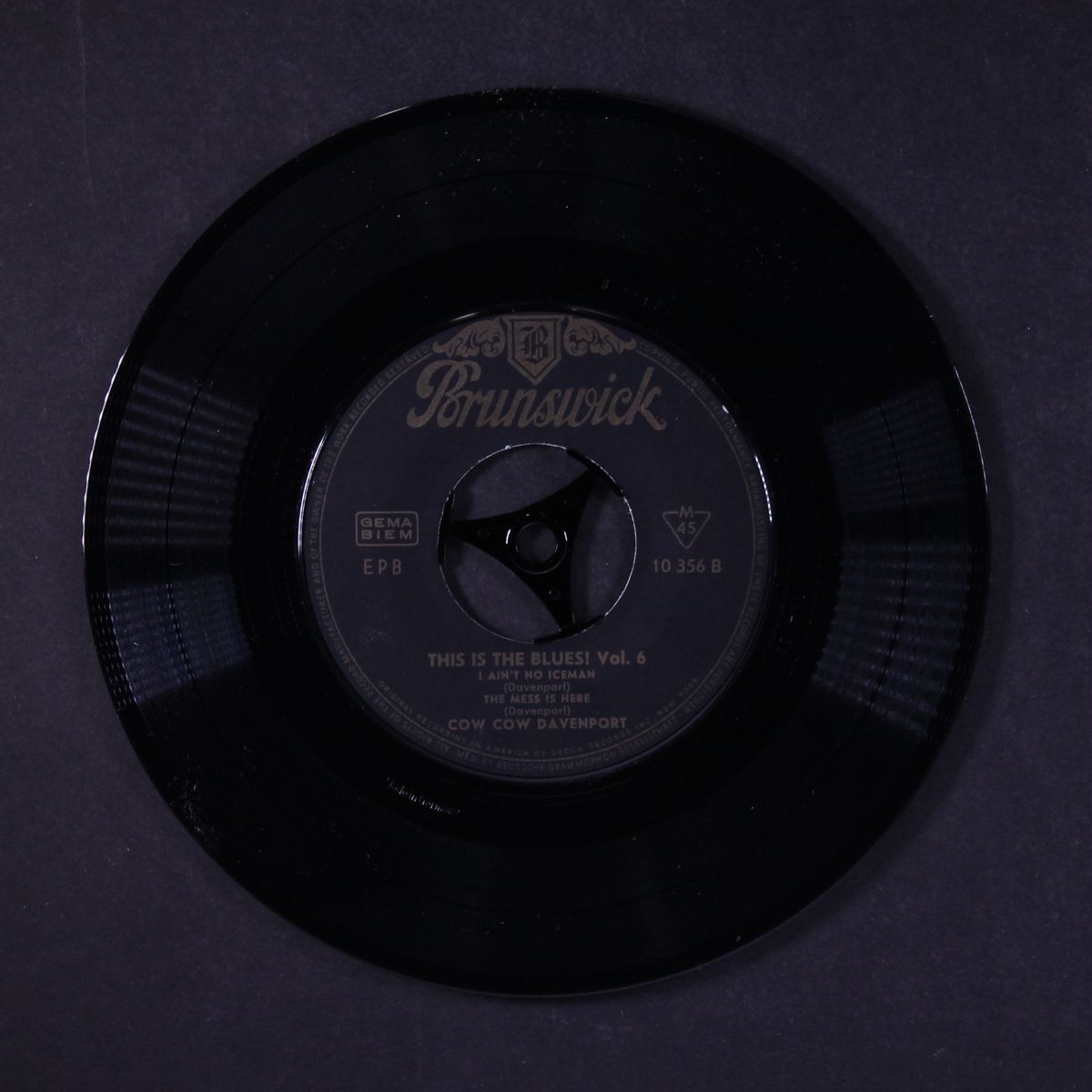 this is the blues vol. 6 by COW COW DAVENPORT