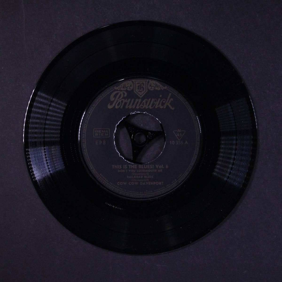 this is the blues vol. 6 by COW COW DAVENPORT
