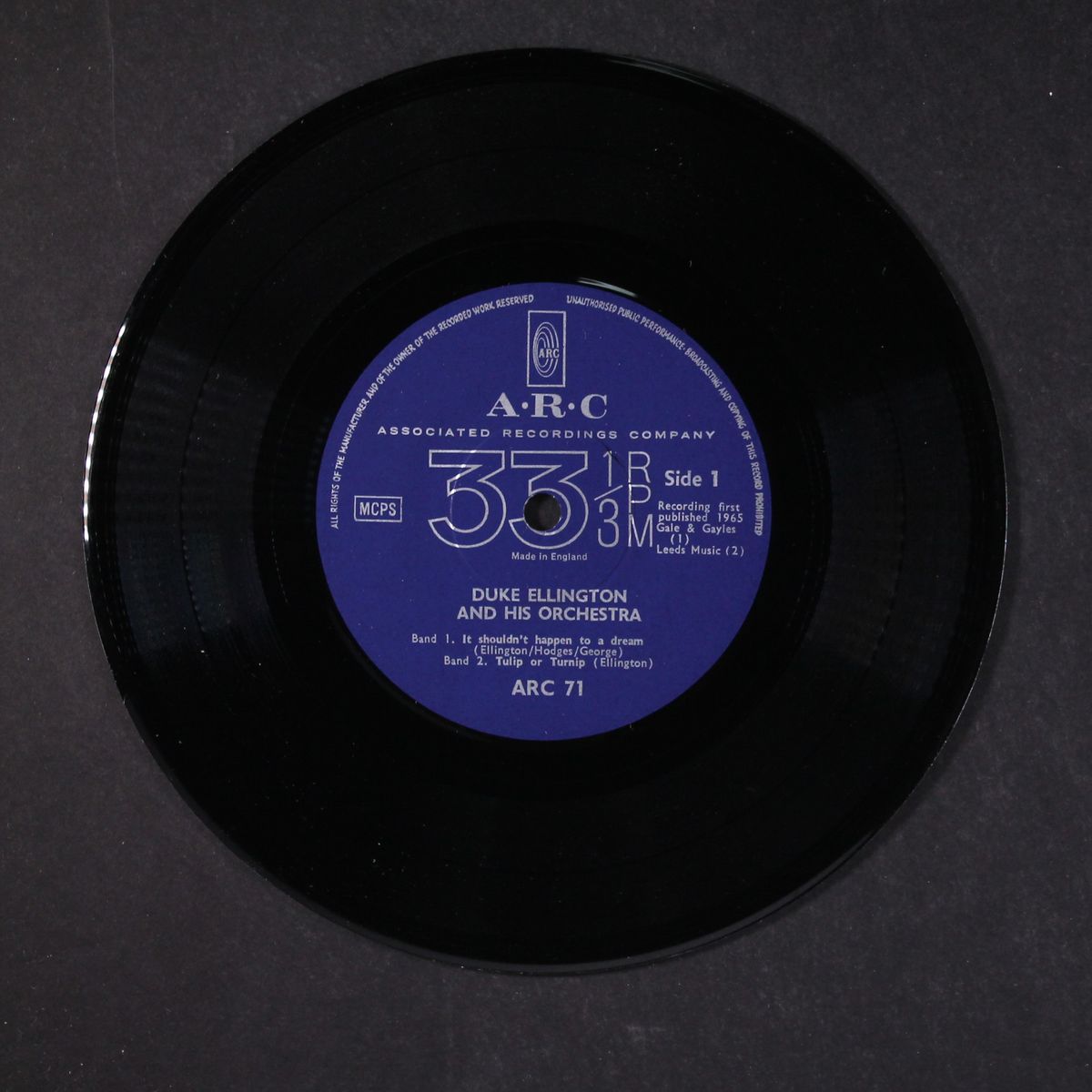 it should not happen to a dream / tulip or turnip / time after time / by DUKE ELLINGTON