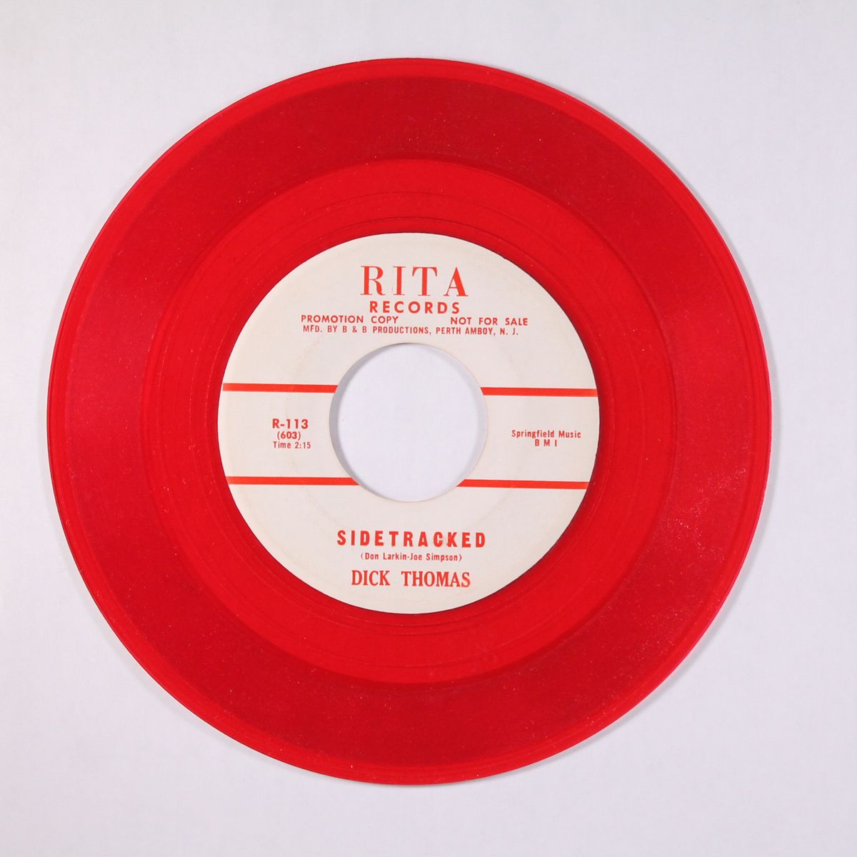 sidetracked / don't keep it a secret by DICK THOMAS