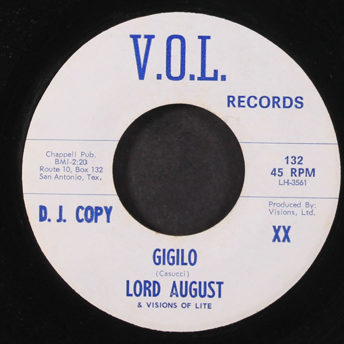 found me a new love / gigilo by LORD AUGUST & VISIONS OF LITE