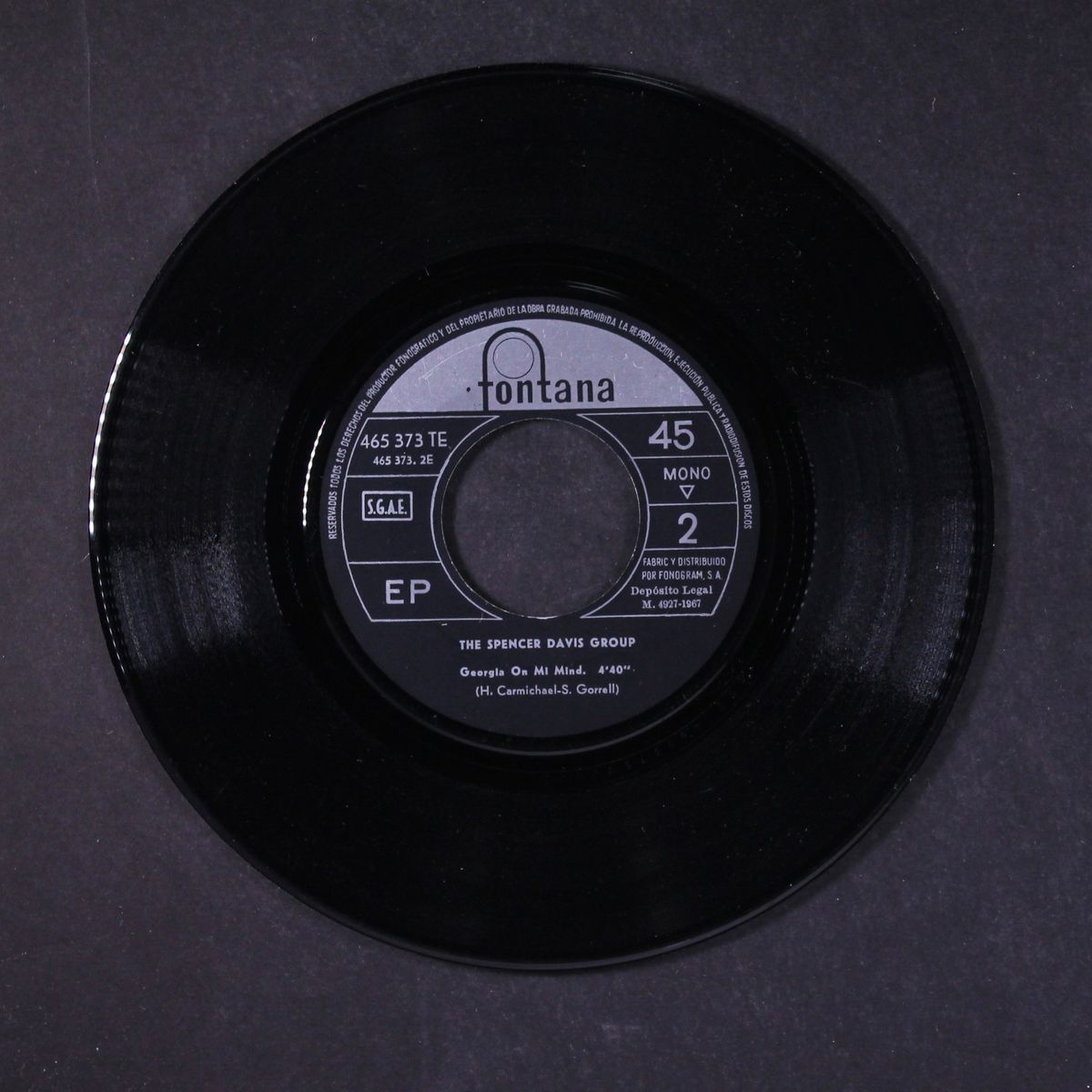 georgia on my mind +2 by SPENCER DAVIS GROUP