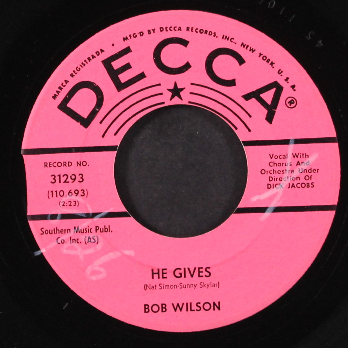 jezebel / he gives by BOB WILSON