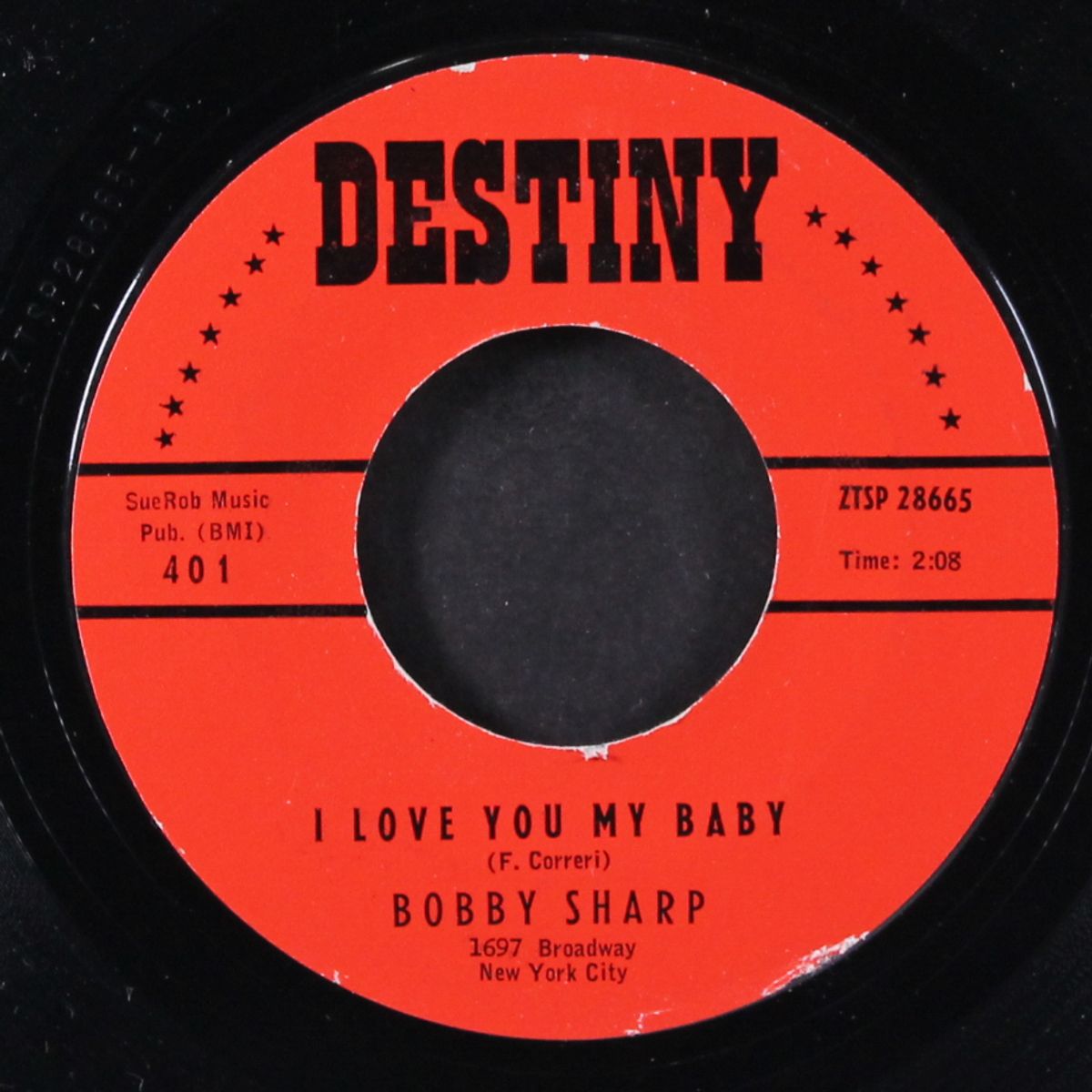 i love you my baby / last night in the moonlight by BOBBY SHARP