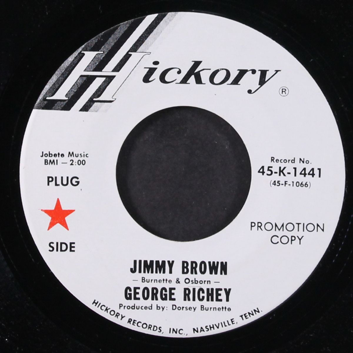 jimmy brown / magic of love by GEORGE RICHEY