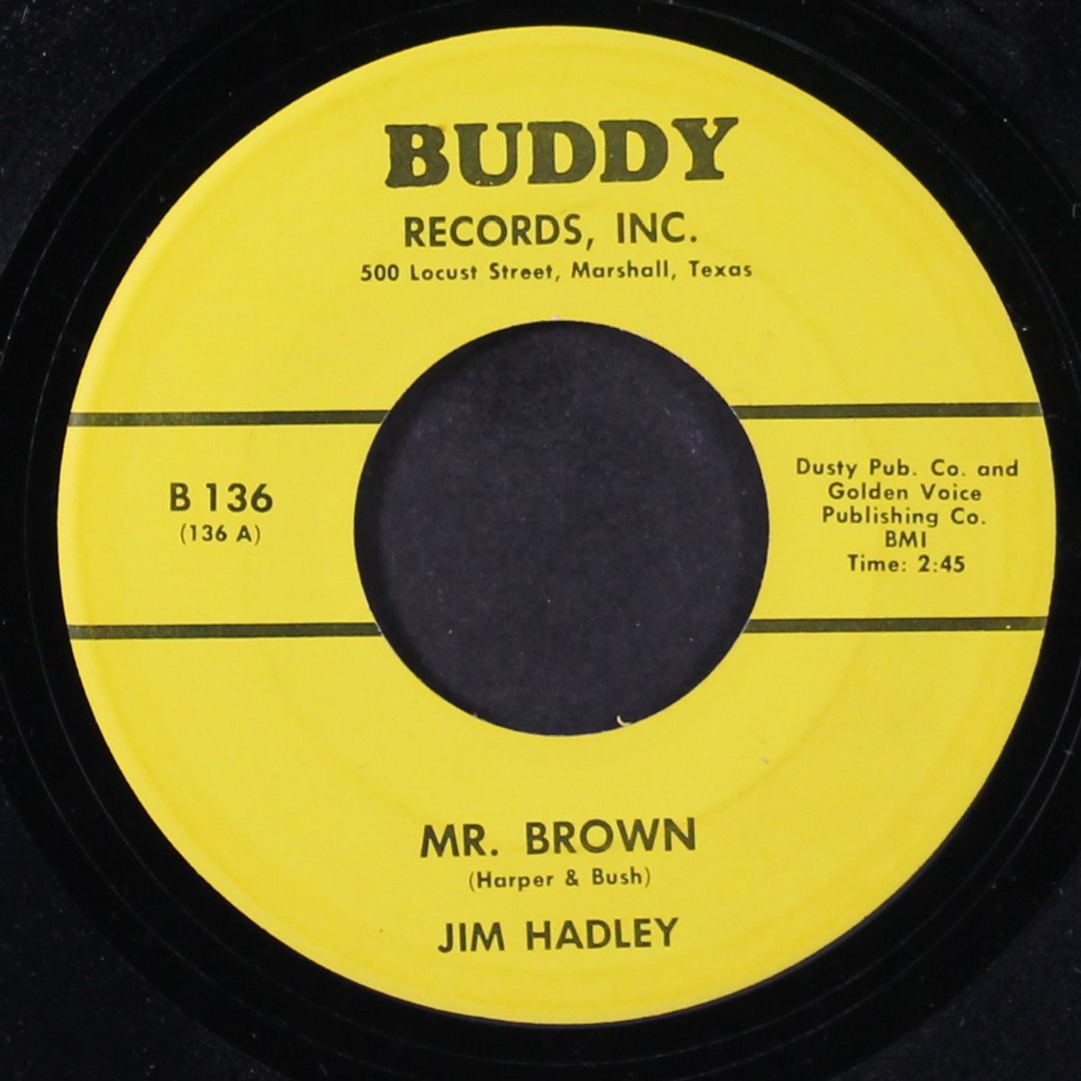 mr. brown / loser's can't win by JIM HADLEY