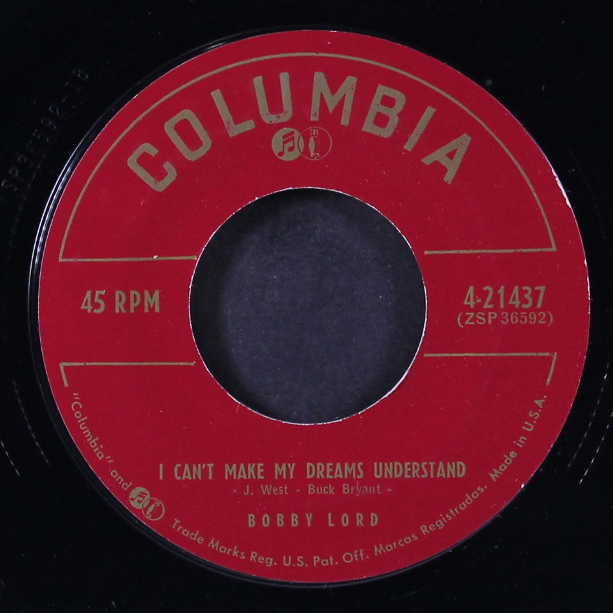 hawk-eye / i can't make my dreams understand by BOBBY LORD