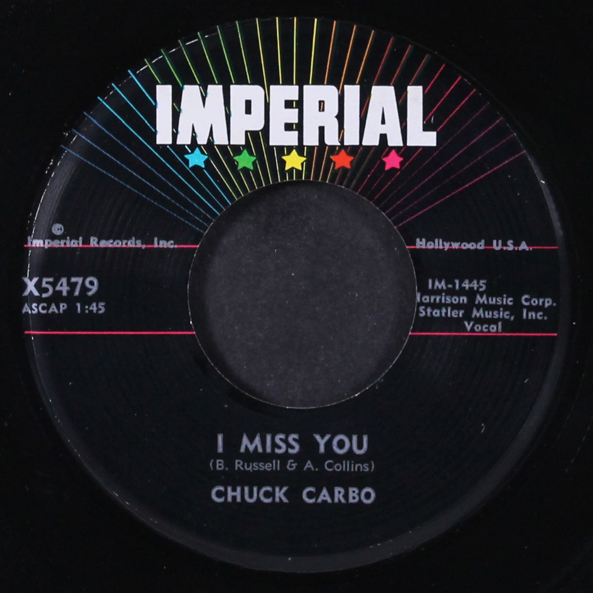 i miss you / times by CHUCK CARBO