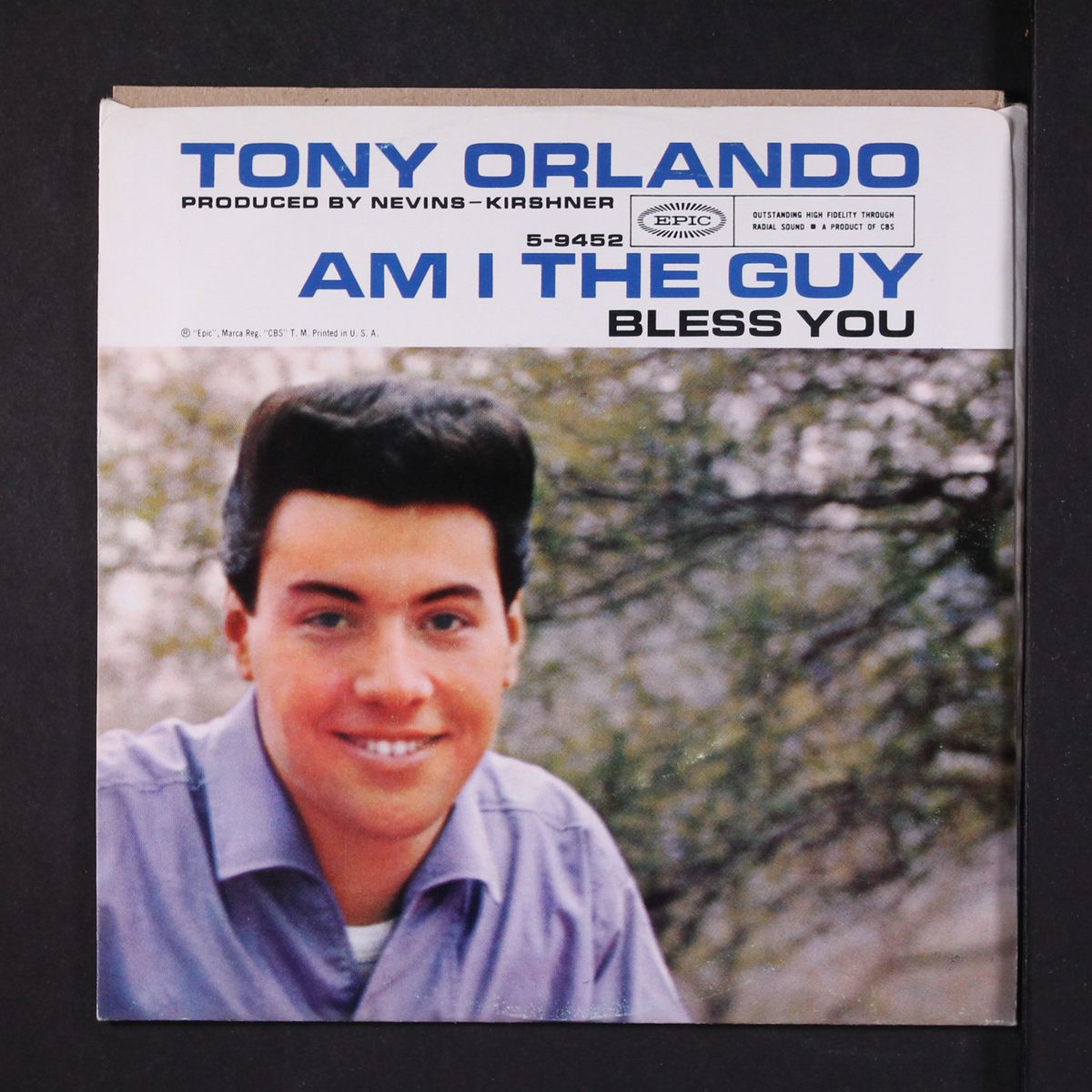 bless you / am i the guy by TONY ORLANDO