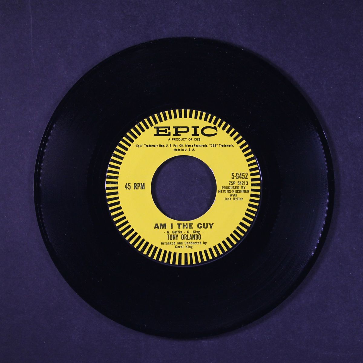bless you / am i the guy by TONY ORLANDO