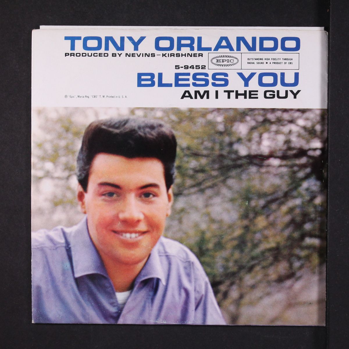 bless you / am i the guy by TONY ORLANDO