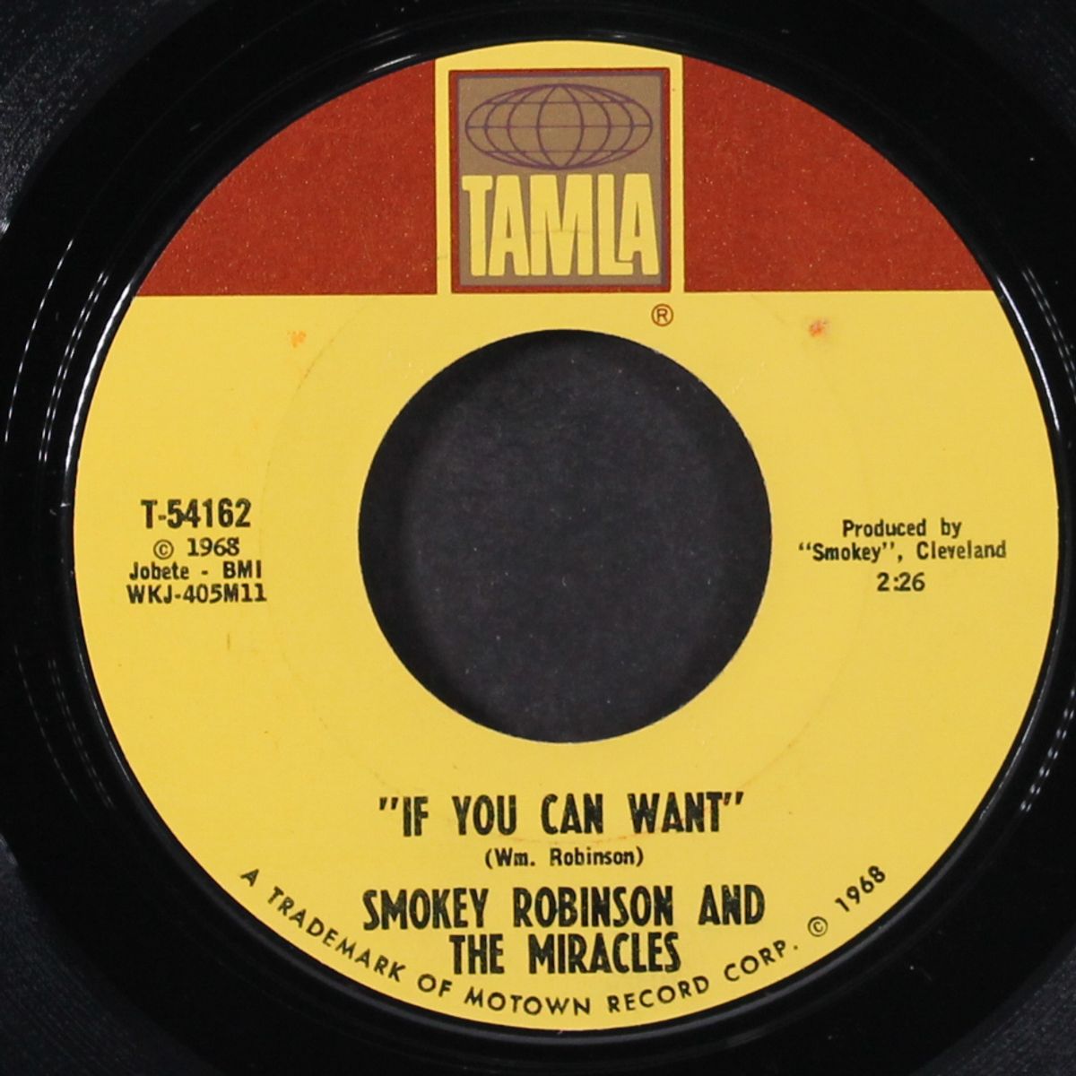 if you can want / when the words from your heart get caught up in your by SMOKEY ROBINSON & MIRACLES