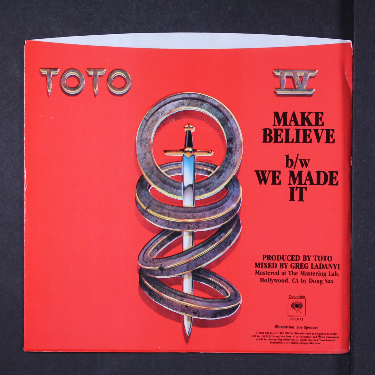 make believe / we made it by TOTO