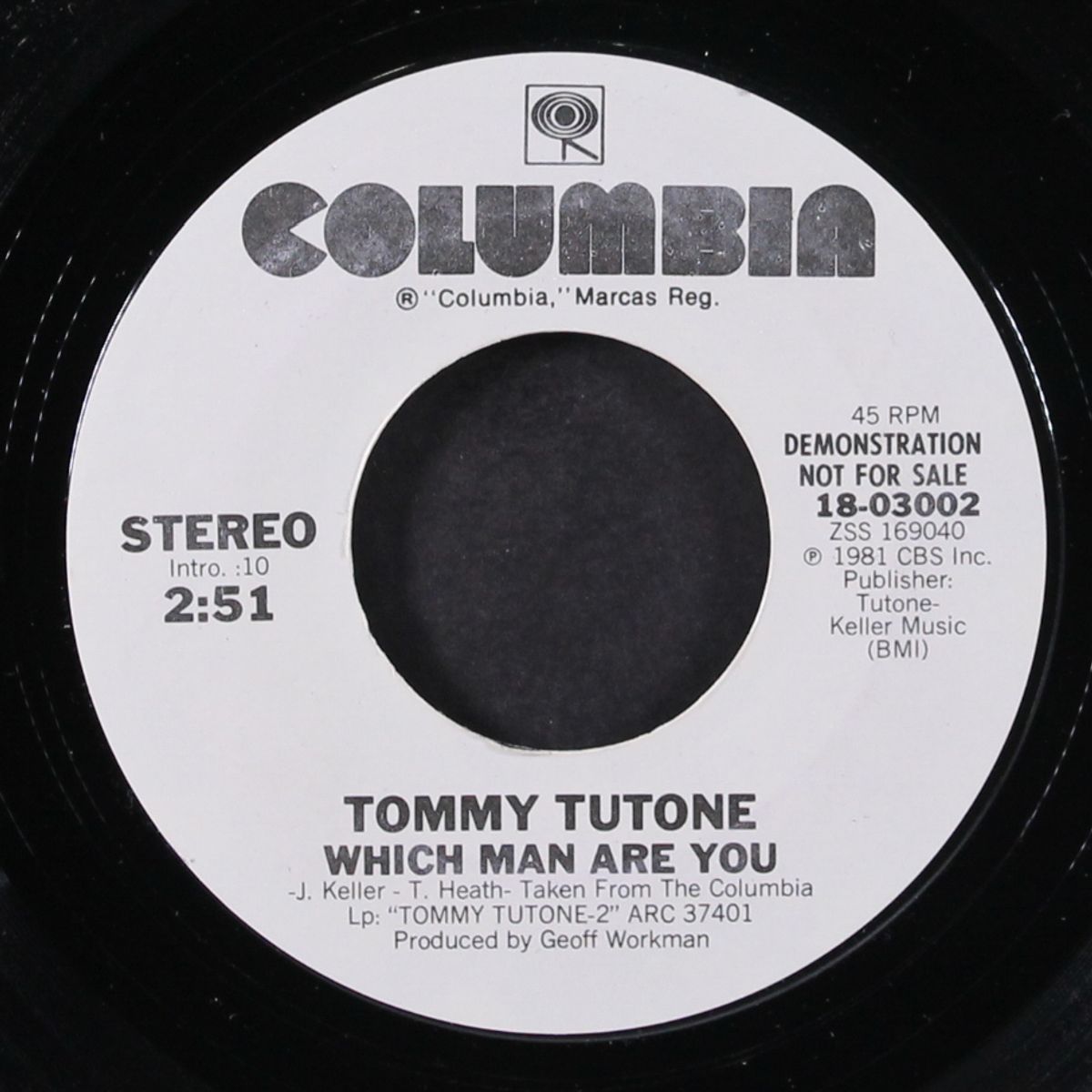 which man are you by TOMMY TUTONE