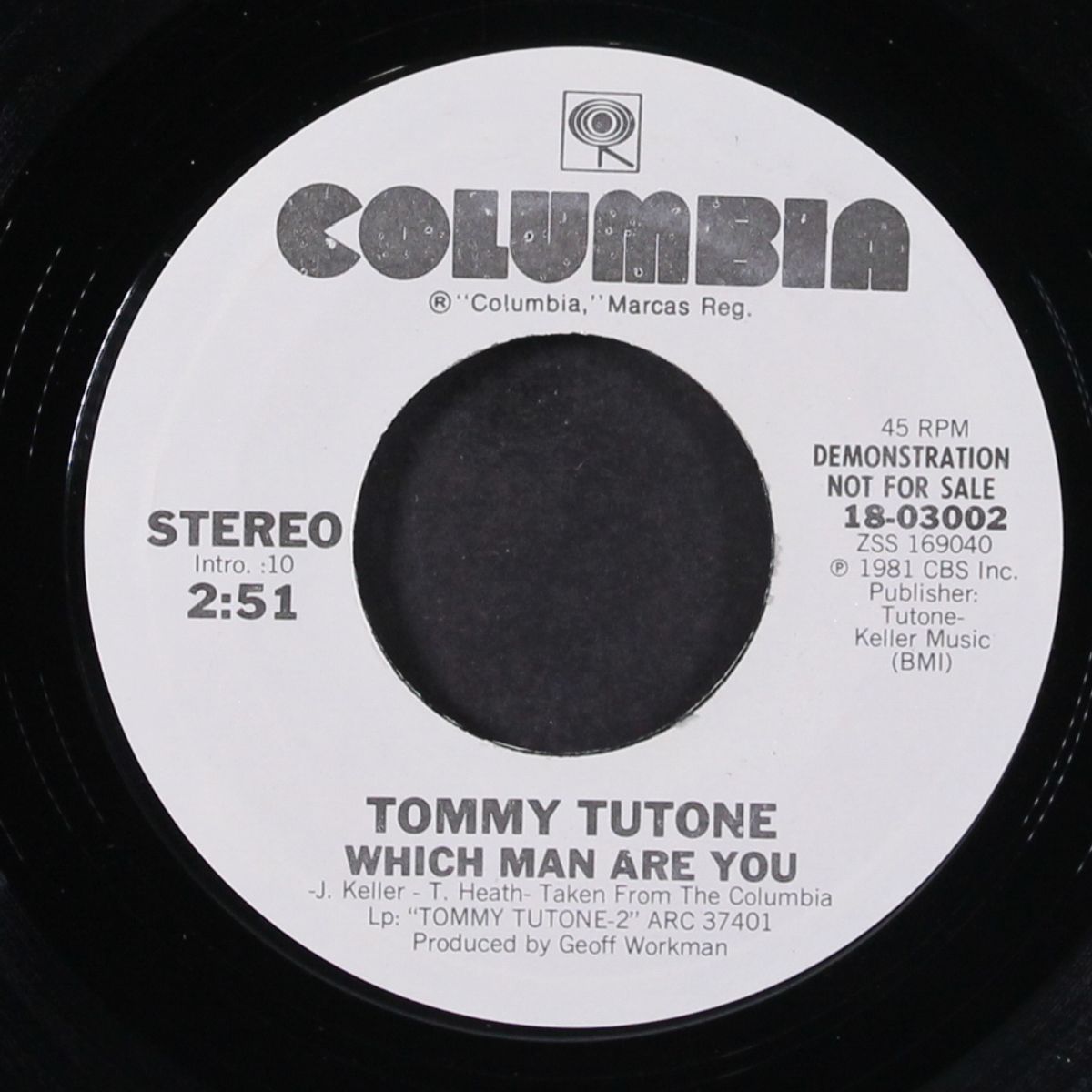 which man are you by TOMMY TUTONE
