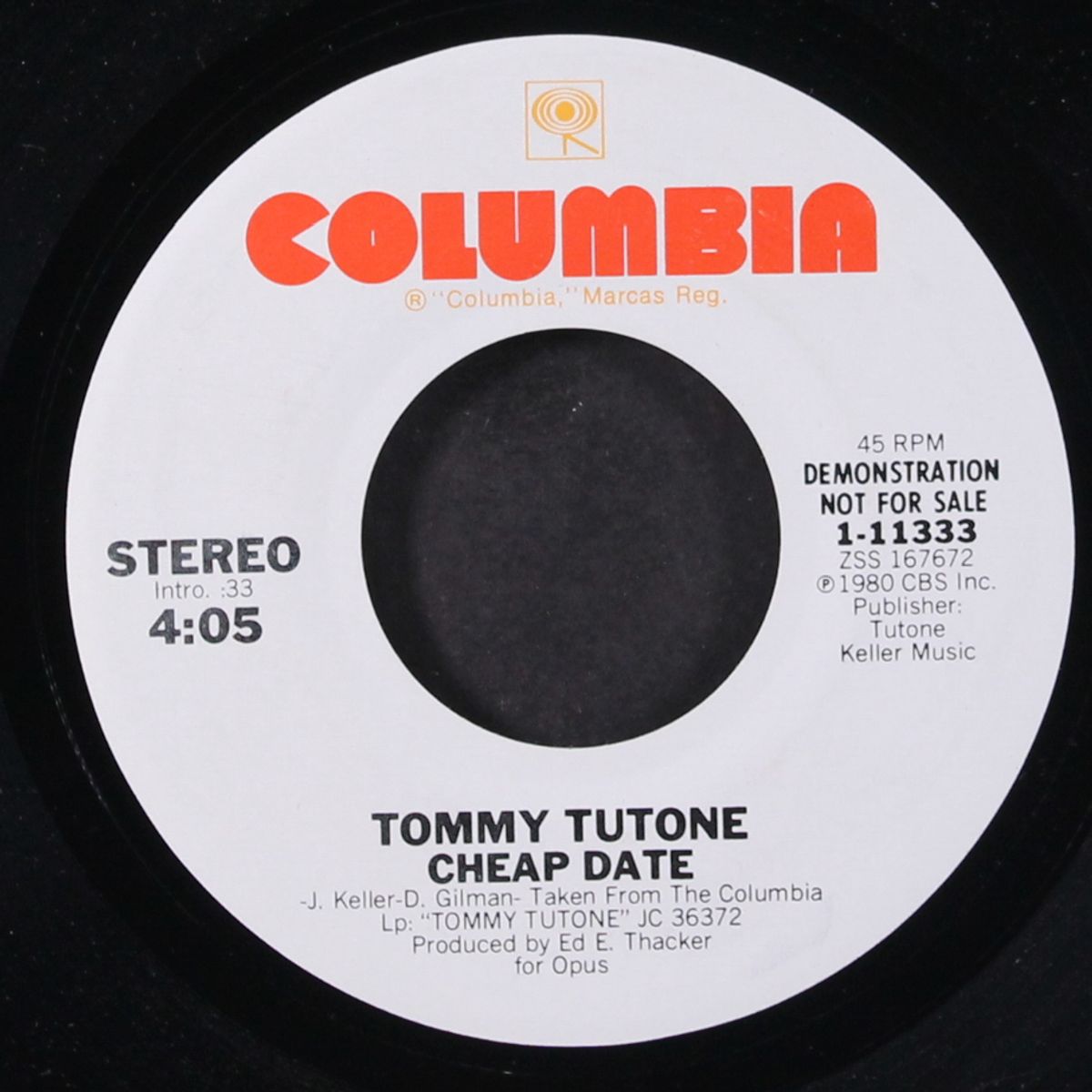 cheap date by TOMMY TUTONE