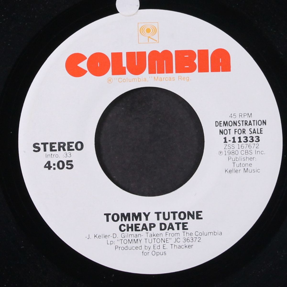 cheap date by TOMMY TUTONE