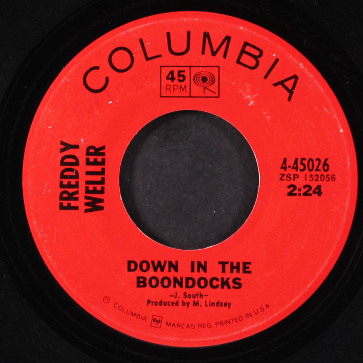 down in the boondocks / amarillo texas by FREDDY WELLER