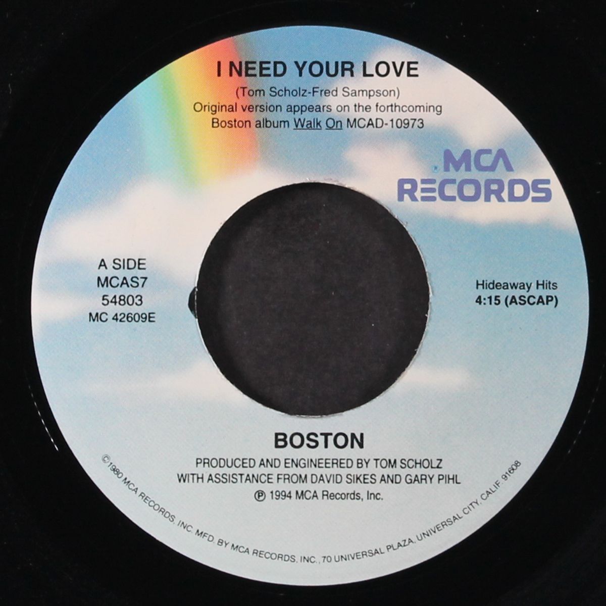 i need your love / we can make it by BOSTON